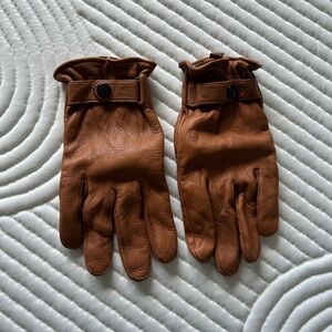 Neiman Marcus men’s leather gloves size large